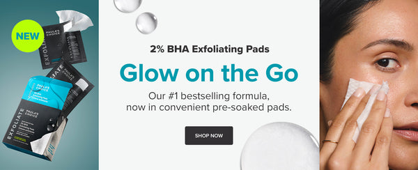 skin perfecting 2pct bha exfoliating pads