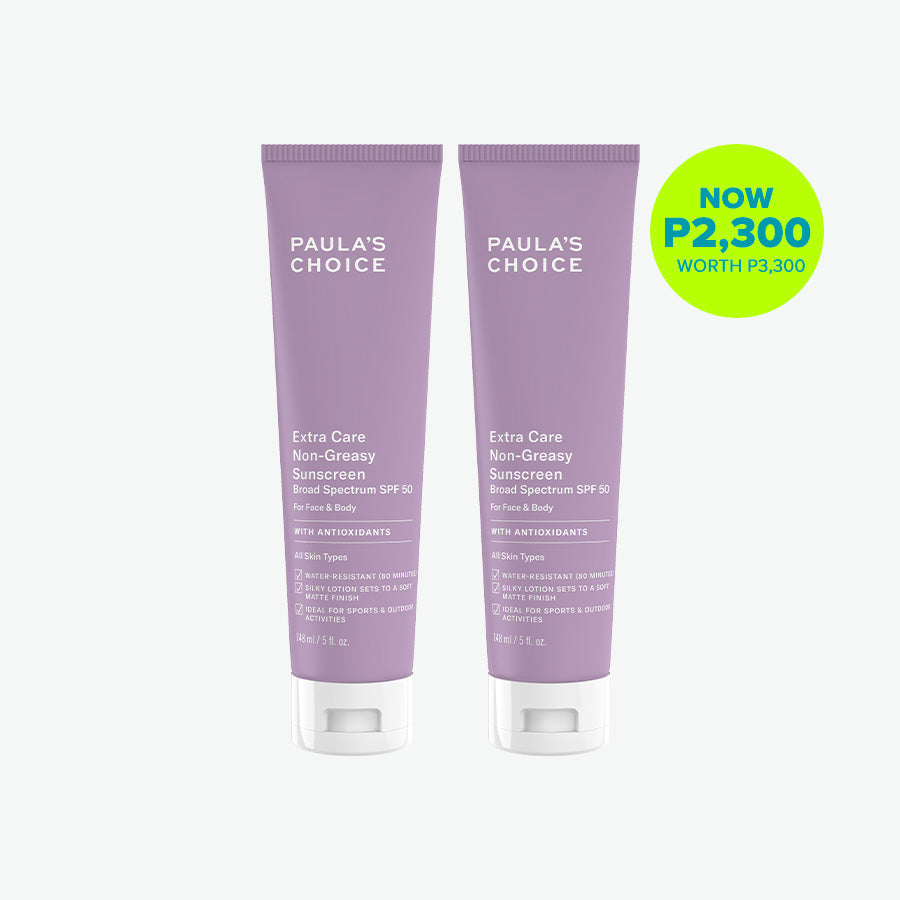Extra Care Non-Greasy Sunscreen SPF 50 Duo Bundle