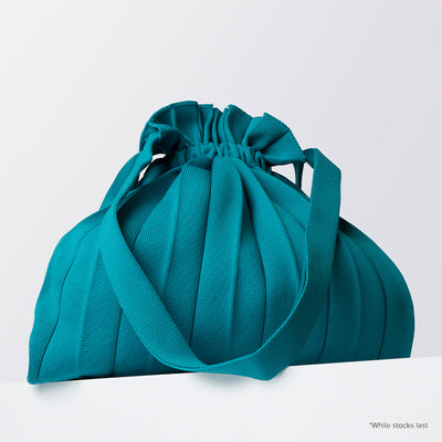 [FREE GIFT] Paula’s Choice Teal Pleated Midi Tote