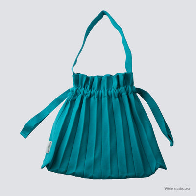 [FREE GIFT] Paula’s Choice Teal Pleated Midi Tote